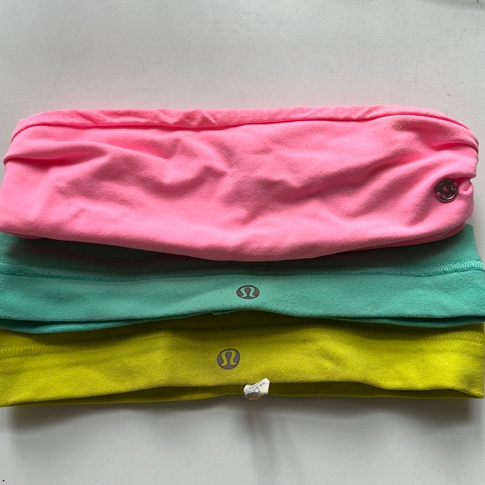 Set of 3 Lululemon headbands